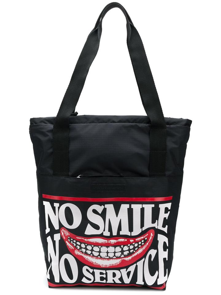 Stella Mccartney Shopper Print Tote Bag - Black