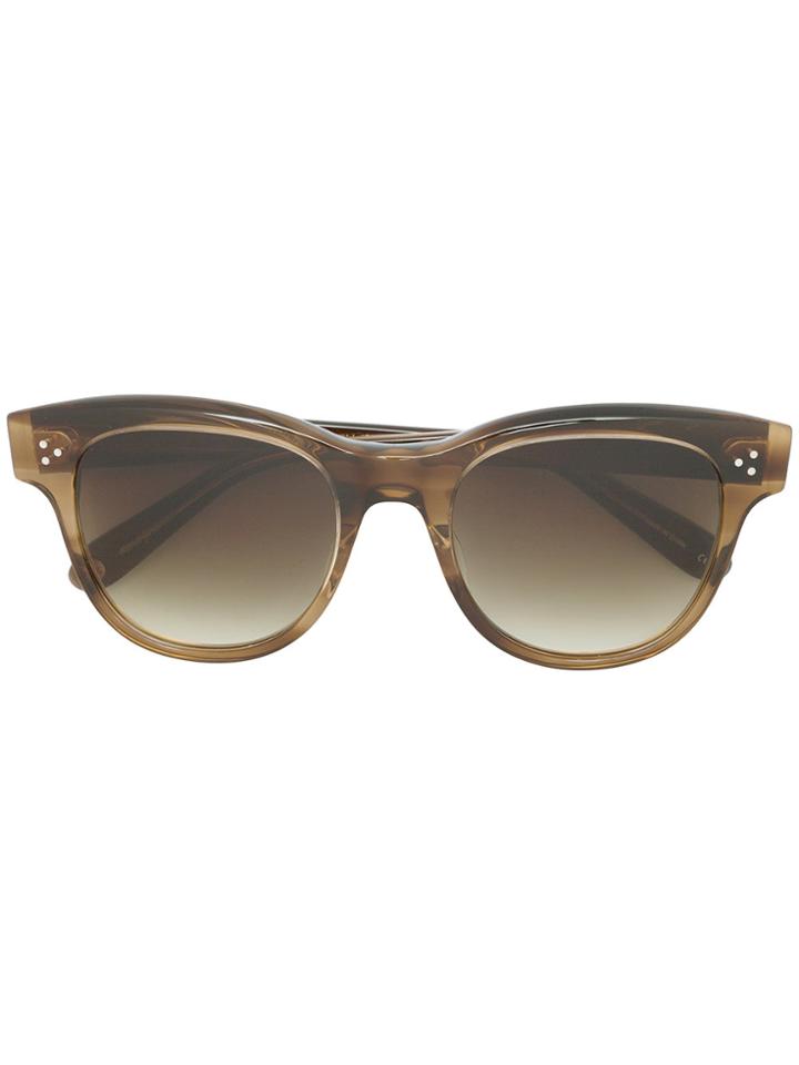 Garrett Leight Glco X Ulla Johnson Agatha Sunglasses - Brown