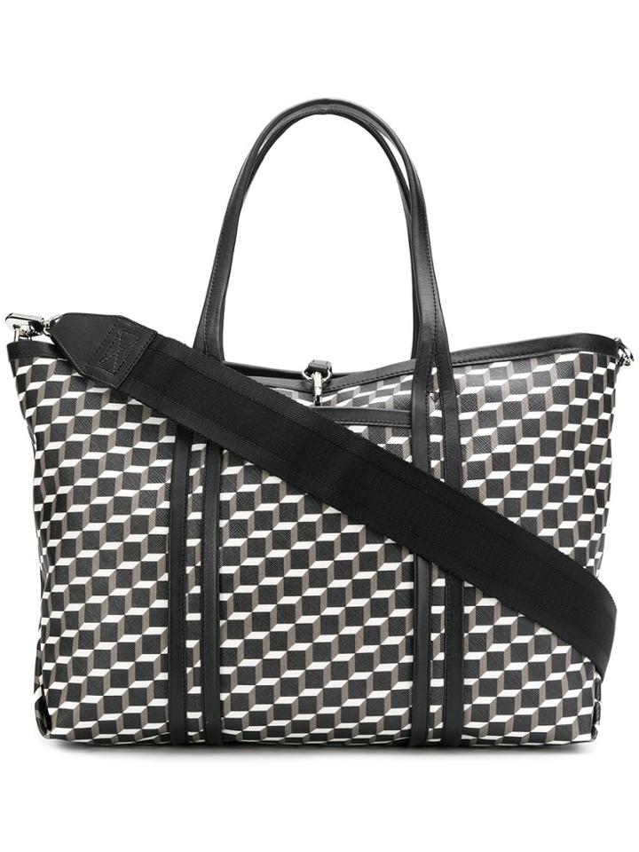 Pierre Hardy Geometric Print Shopper Tote - Black