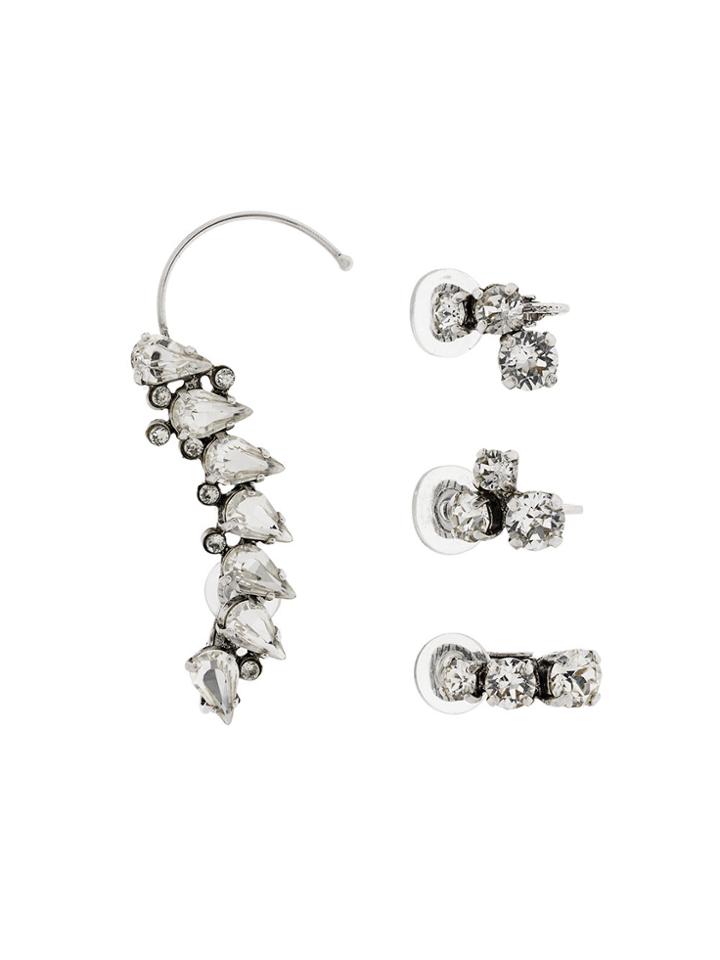 Saint Laurent Embellished Cuff Earring - Metallic