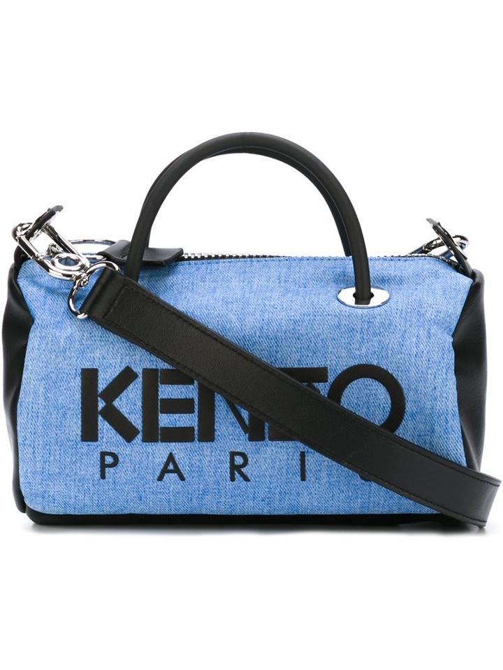 Kenzo Kanvas Duffle Tote, Women's, Blue, Cotton