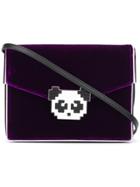 Les Petits Joueurs Panda Embellished Crossbody Bag - Pink & Purple