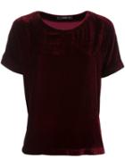 Etro Boxy T-shirt, Women's, Size: 48, Pink/purple, Silk/viscose