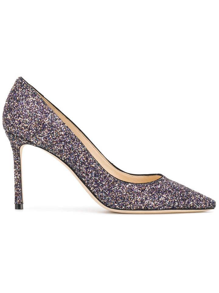 Jimmy Choo Glitter Romy 85 Pumps - Multicolour