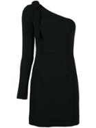 P.a.r.o.s.h. One Shoulder Mini Dress - Black