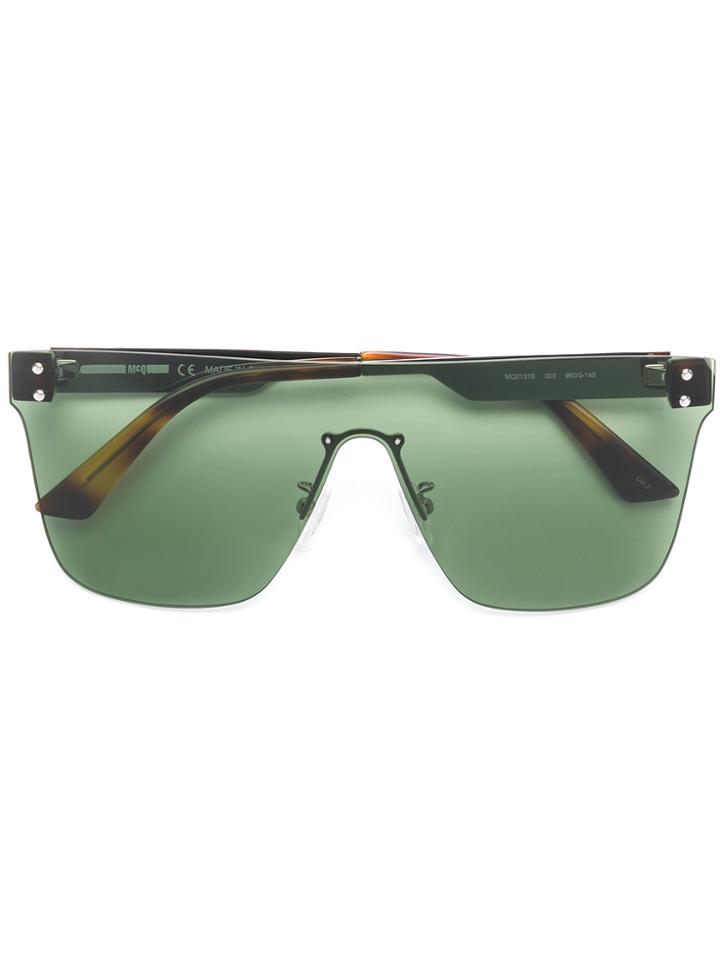 Mcq By Alexander Mcqueen Eyewear Oversized Sunglasses - Green