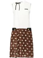 Prada Polka Dot Skirt Dress - White