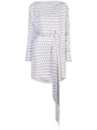 Thomas Wylde Henna Stained Dress - White