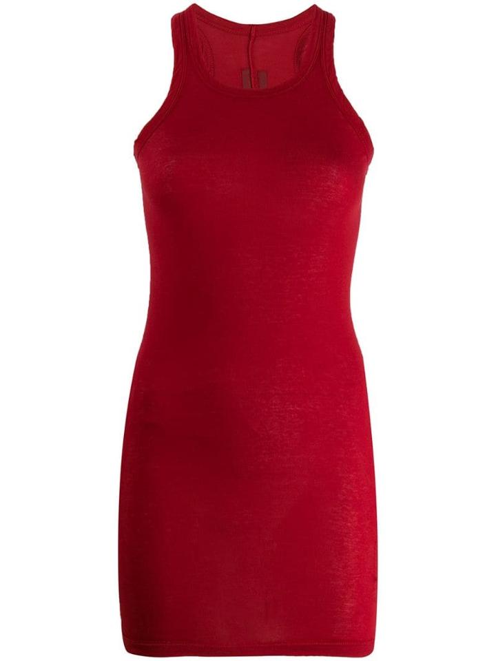 Rick Owens Drkshdw Longline Tank Top - Red