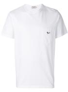 Maison Kitsuné Logo Patch Pocket T-shirt - White