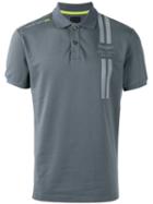 Hackett Logo Print Polo Shirt, Men's, Size: Large, Grey, Cotton/polyester/spandex/elastane