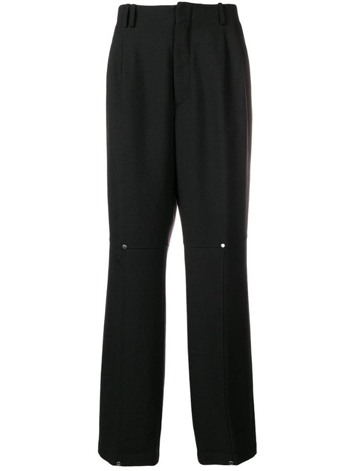 Off-white Classic Pleated Trousers - Black