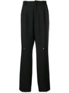 Off-white Classic Pleated Trousers - Black