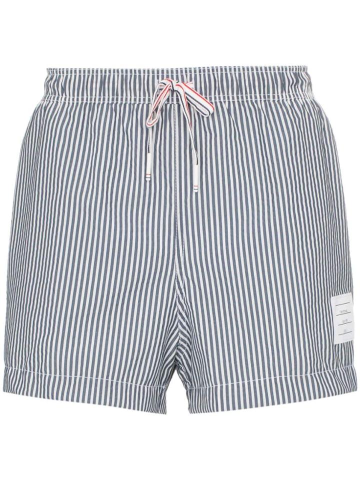 Thom Browne Striped Swimshorts - Blue