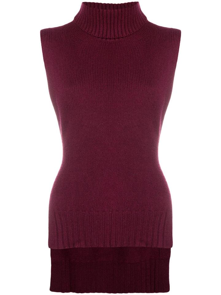 Etro Roll Neck Sweater - Red