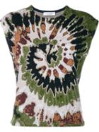 Valentino Metallic (grey) Tie-dye T-shirt, Women's, Size: Small, Lurex/polyester/viscose