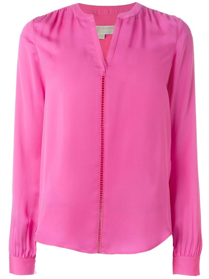 Michael Michael Kors Open Lace Front Blouse