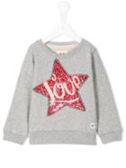 American Outfitters Kids - Sequin Star Sweatshirt - Kids - Cotton - 4 Yrs, Grey