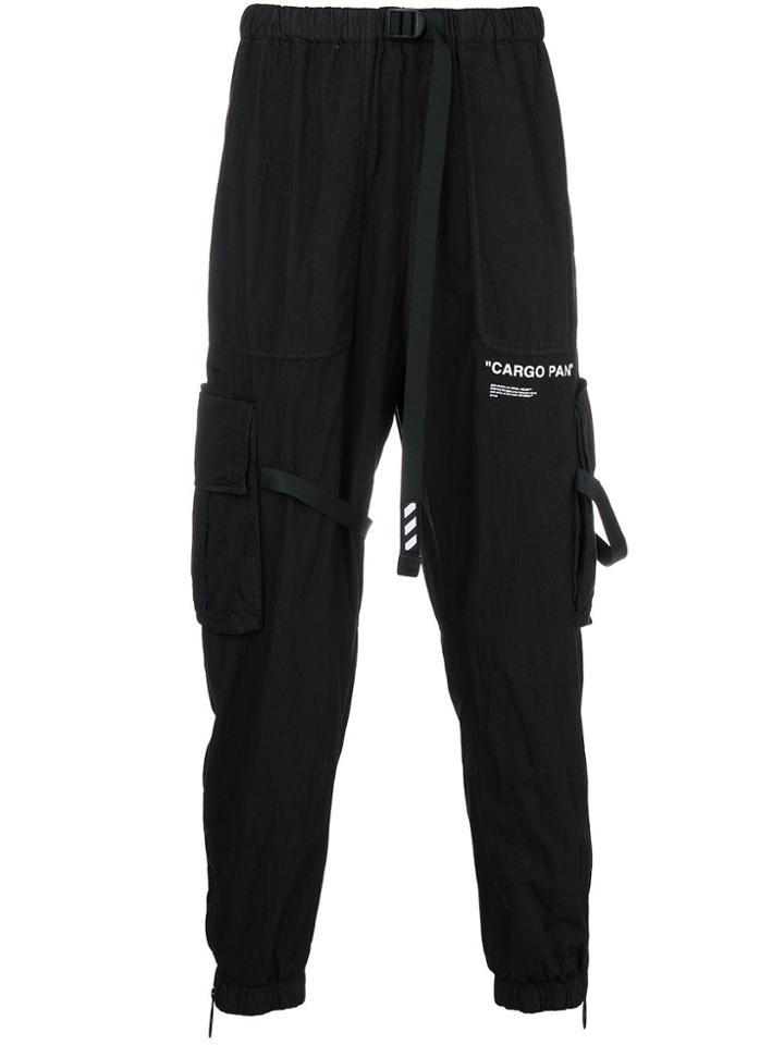 Off-white Cargo Pant Trousers - Black