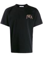 Jw Anderson Embroidered Logo T-shirt - Black