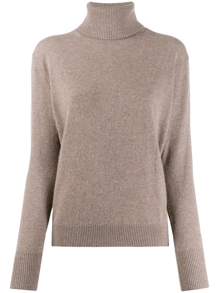 Filippa-k Fine Knit Roll Neck Jumper - Neutrals