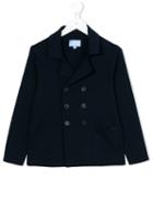 Lanvin Petite - Double Breasted Jacket - Kids - Cotton - 8 Yrs, Boy's, Blue