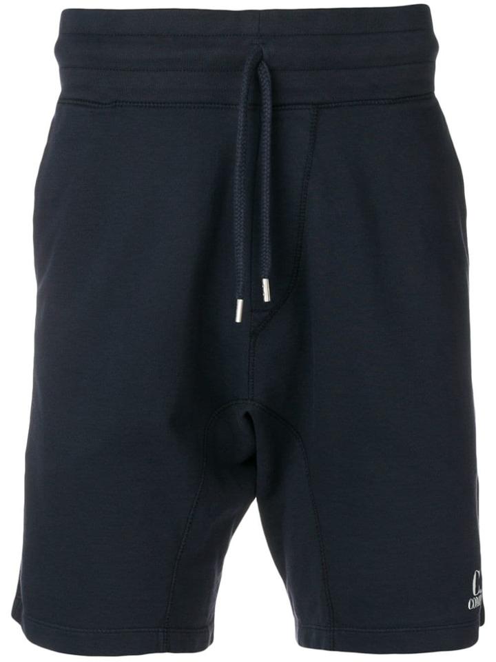 Cp Company Logo Shorts - Blue