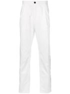 Just Cavalli Side Stripe Trousers - White