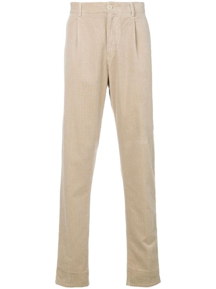 Aspesi Straight-leg Corduroy Trousers - Neutrals