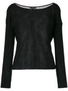 Rag & Bone Fine Knit Jumper - Black