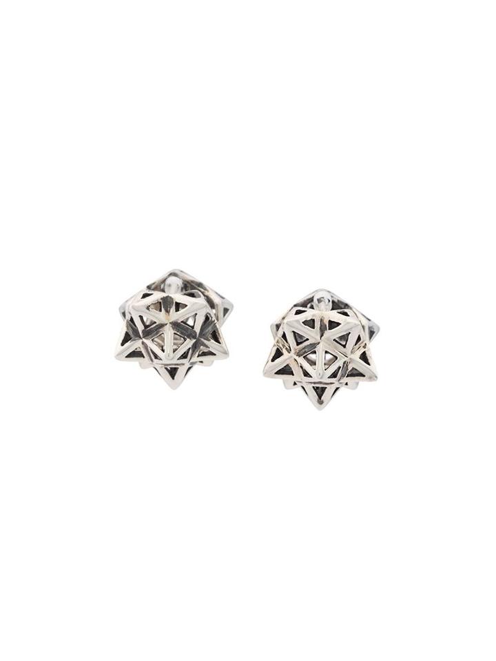 John Brevard Framed Mini Tetra Earrings