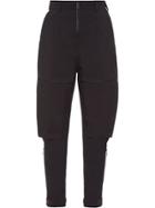 Prada Technical Tapered Trousers - Black