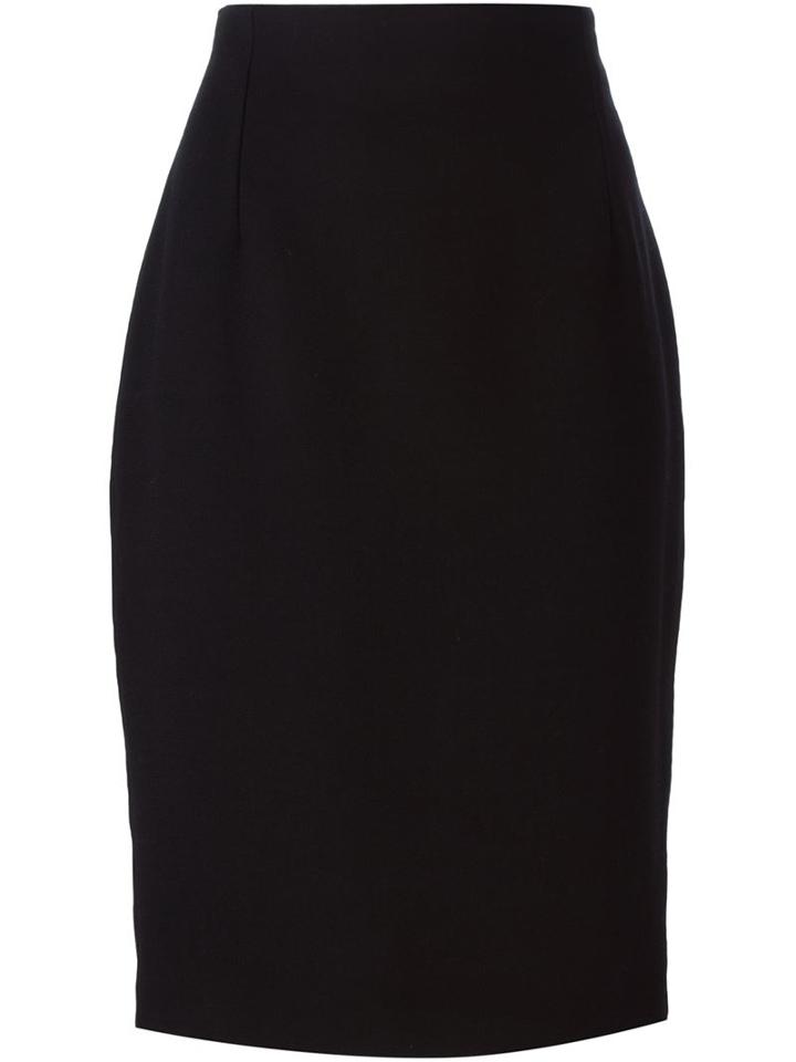 Versace Vintage Pencil Skirt, Women's, Size: 44, Black