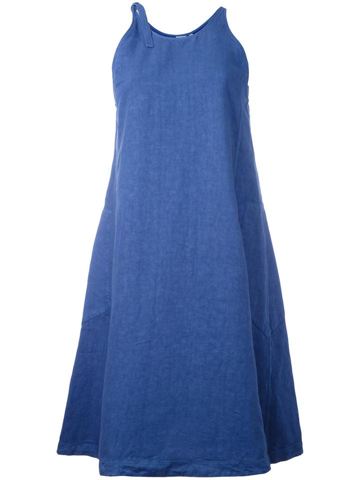 Aspesi Knot Trim Dress, Women's, Size: 44, Pink/purple, Linen/flax