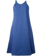 Aspesi Knot Trim Dress, Women's, Size: 44, Pink/purple, Linen/flax