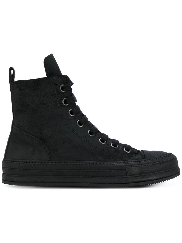 Ann Demeulemeester Hi-top Sneakers - Black