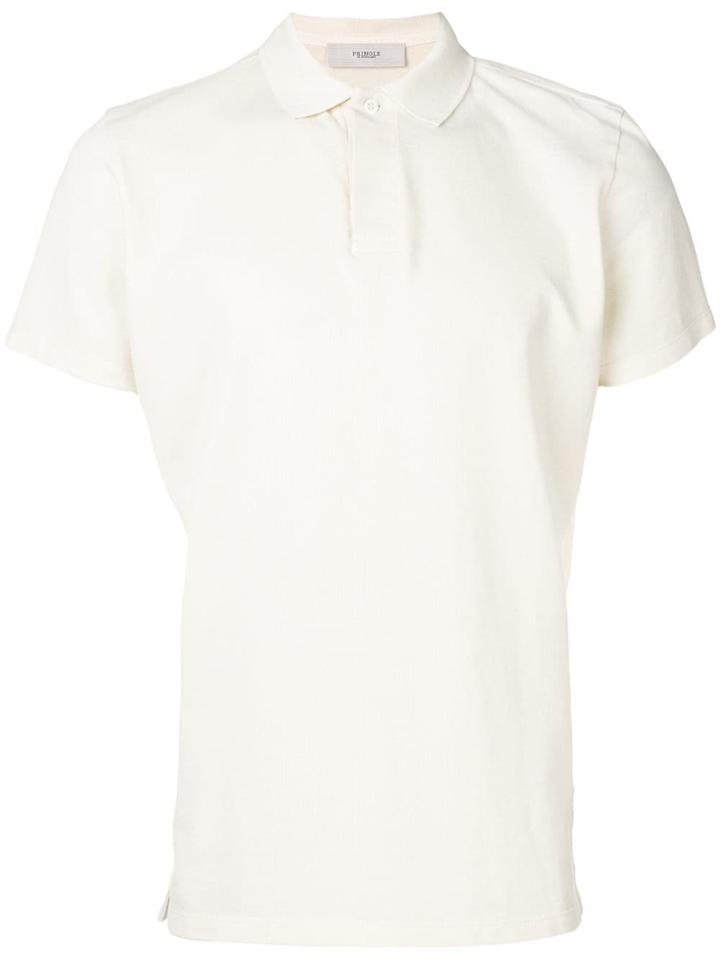 Pringle Of Scotland Stonewashed Polo Shirt - Yellow