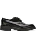 Eleventy Classic Derby Shoes, Men's, Size: 44, Black, Rubber/leather