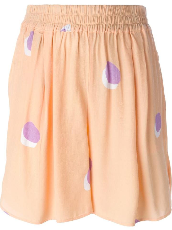 Stine Goya Aruba Shorts, Women's, Size: S, Yellow/orange, Viscose