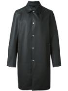 Stutterheim Single Breasted Coat, Men's, Size: Xl, Black, Pvc/cotton/polyester