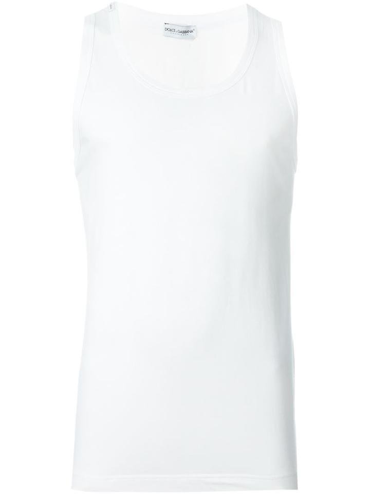 Dolce & Gabbana Underwear Round Neck Vest Top