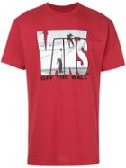 Vans Logo Print T-shirt - Red