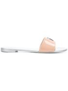 Giuseppe Zanotti Design Designer Logo Slippers - Nude & Neutrals