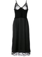 Mcq Alexander Mcqueen - Slip Dress - Women - Polyamide/spandex/elastane/viscose - S, Black, Polyamide/spandex/elastane/viscose