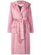 Golden Goose Oversized Hooded Coat - Pink
