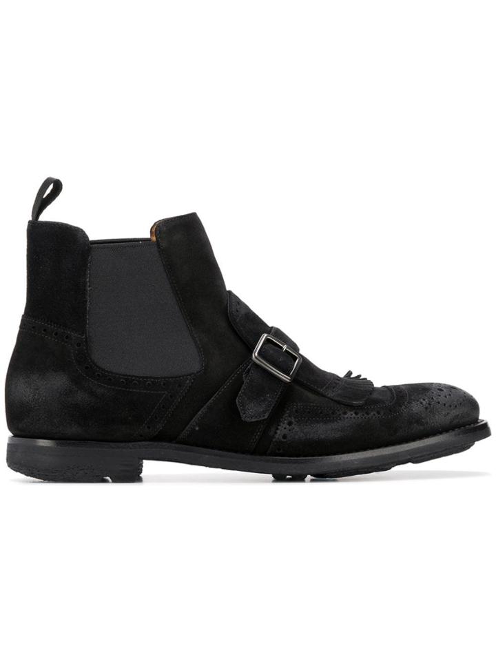 Church's Tronchetto Shanghai Old Boots - Black