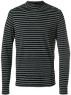 Daniele Alessandrini Striped Knit Jumper - Black