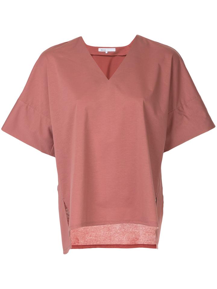 08sircus V-neck Blouse - Pink & Purple