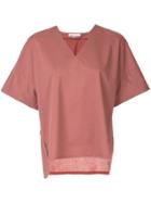 08sircus V-neck Blouse - Pink & Purple