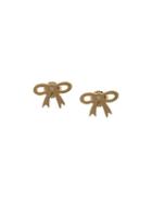 Irene Neuwirth 18kt Yellow Gold Bow Stud Earrings